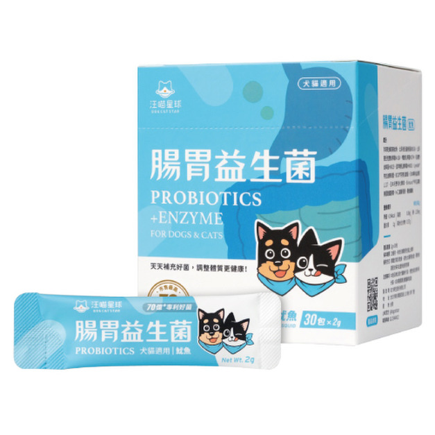 汪喵星球 腸胃益生菌-海鮮魷魚 2gx30包
