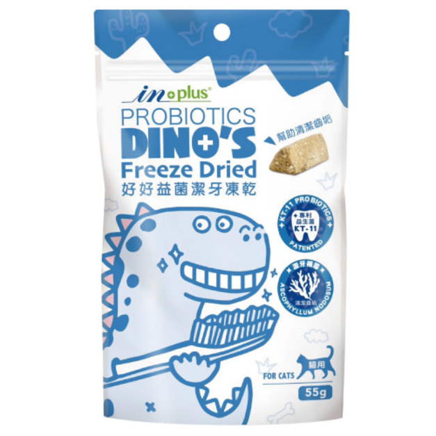 IN-Plus 口腔保健 好好益菌潔牙凍乾-貓用 55g