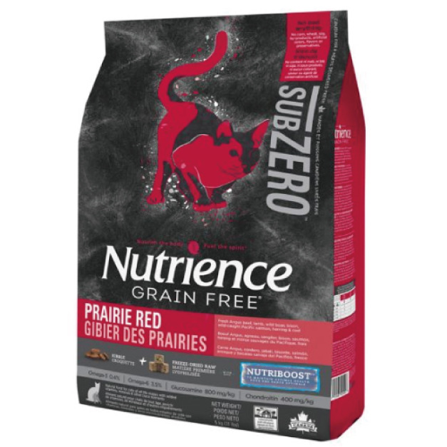 Nutrience 紐崔斯 SUBZERO頂級無穀飼料+凍乾系列-牛肉+羊肉+野豬肉 2.27kg
