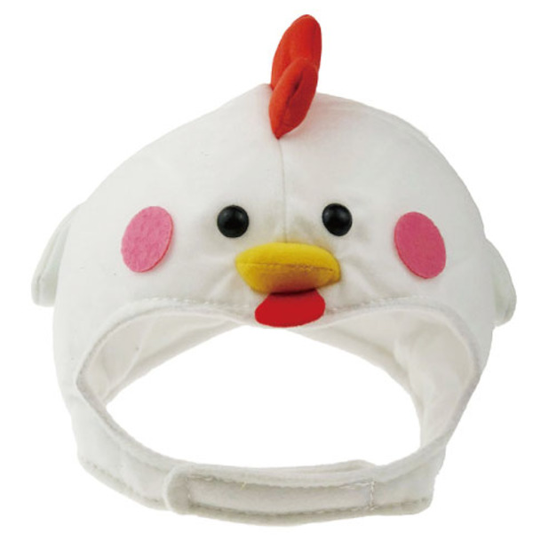 寵物造型小雞頭飾帽子 L號