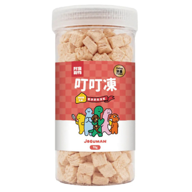Abao 阿寶 JOGUMAN 叮叮凍雙拼凍乾-磷蝦雞乳酪 70g