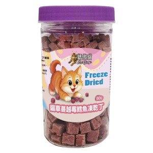 Cat Glory 驕傲貓 貓草凍乾丁-蔓越莓鱈魚 80g