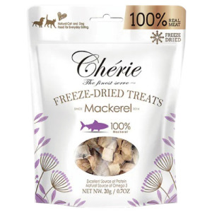 Cherie 法麗 100%原肉凍乾系列-鯖魚口味 20g（犬貓通吃）