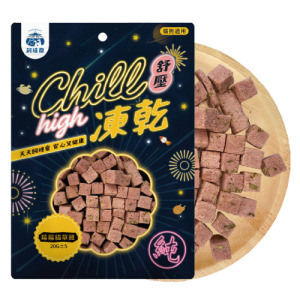 Fudotime 飼糧倉 紓壓凍乾-莓莓貓草雞 20g