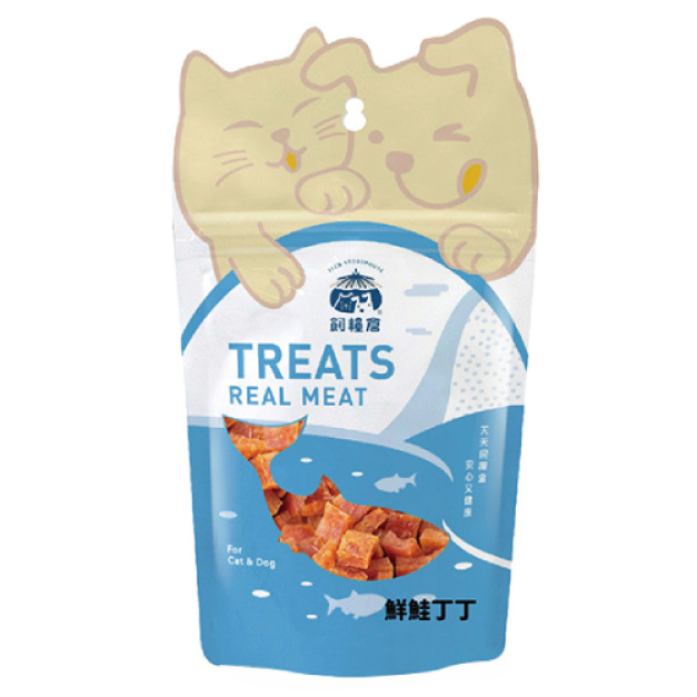 Fudotime 飼糧倉 寵物零食-鮮鮭丁丁 30g
