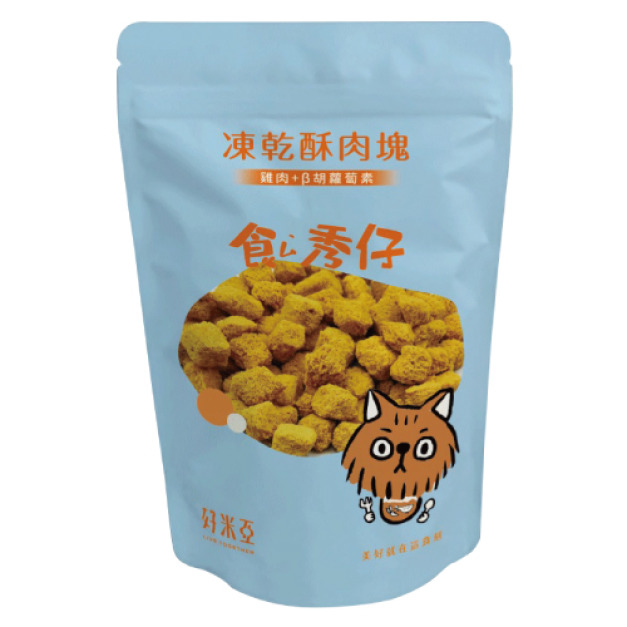 HOMIHA 好米亞 卡滋卡滋小脆丁-雞肉+&beta;胡蘿蔔素 30g