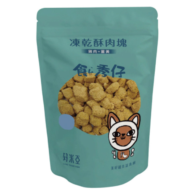 HOMIHA 好米亞 卡滋卡滋小脆丁-雞肉+薑黃 30g