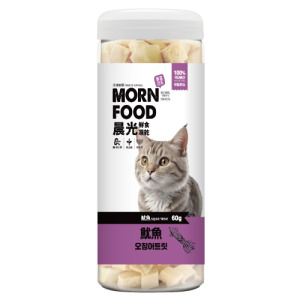 MORN FOOD 晨光 貓用韓國鮮食凍乾-魷魚 60g