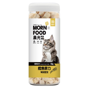 MORN FOOD 晨光 貓用韓國鮮食凍乾-鱈魚菲力 55g