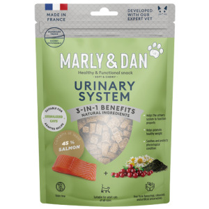 Marly&Dan 瑪麗與丹 貓用幫助化毛&維持免疫力鮭魚柱 40g