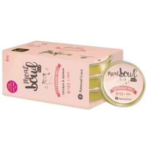 韓國 NATURAL CORE 自然核心 迷你肉泥餐盒- 95%雞肉+鮭魚 30gx6入