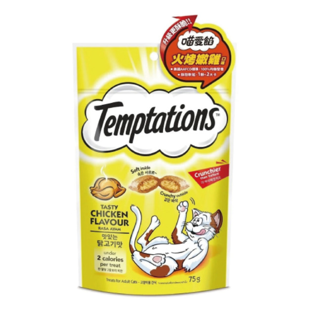 Temptations 喵愛餡 火烤嫩雞口味 75g