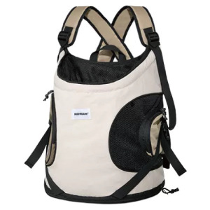 HiDREAM 前抱式托特寵物背包-牛乳棕