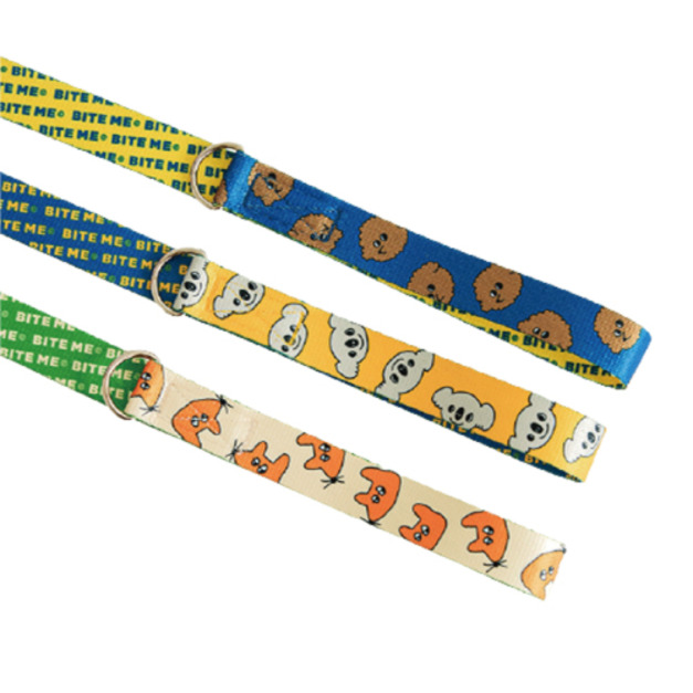 韓國可愛狗狗風格圖案牽引繩(三款可選)