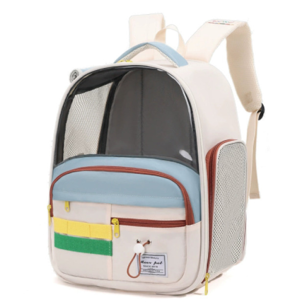 撞色清新寵物包-A款雙肩