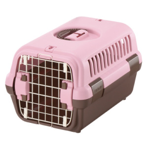 Richell卡羅 無上掀外出運輸提籠-S號粉色