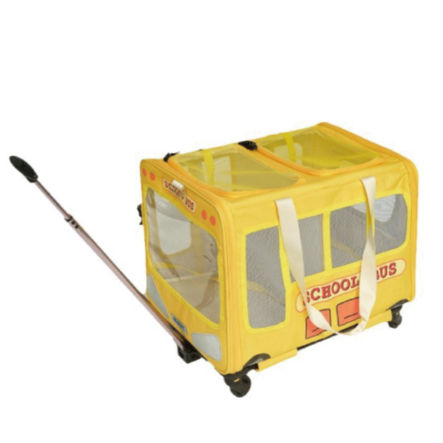 噗撲實驗室 校園巴士寵物旅行包