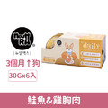 韓國 Daily 狗狗日常迷你餐盒-鮭魚 30gx6入_1