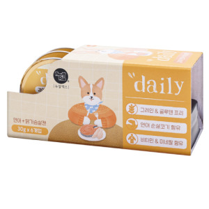 韓國 Daily 狗狗日常迷你餐盒-鮭魚 30gx6入