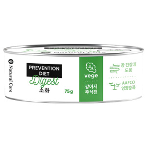 韓國 NATURAL CORE 自然核心 蔬菜保健狗主食罐-消化保健蔬菜 75g