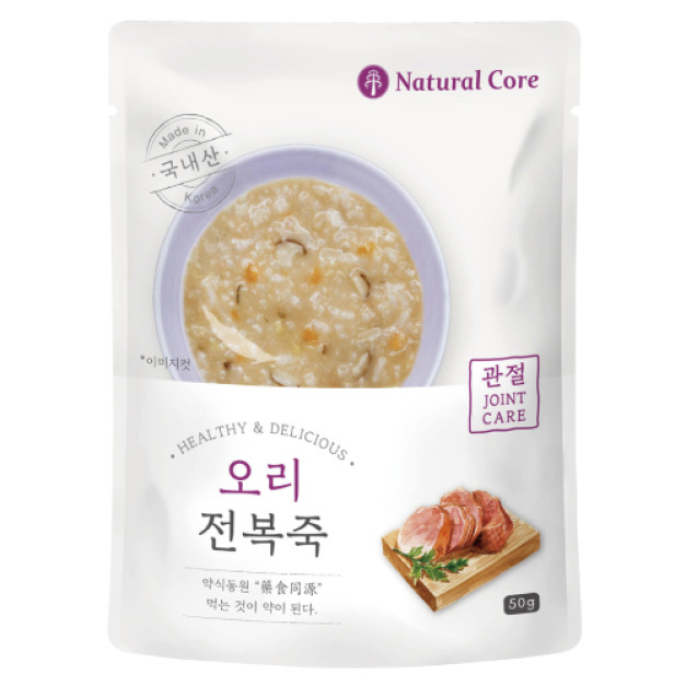 韓國 NATURAL CORE 自然核心 營養鮑魚粥-鴨肉鮑魚粥 50g
