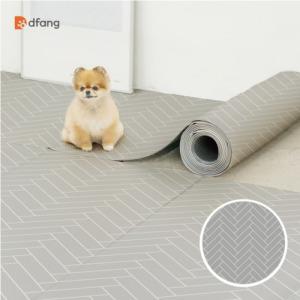 韓國製 dfang迪邦 寵物降溫遊戲地墊-摺疊款120x140cmx4mm  (灰色格調2折組)