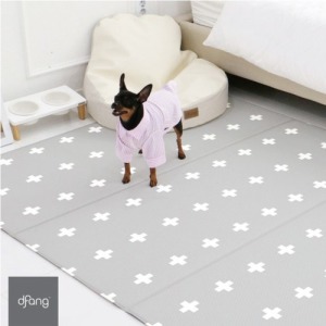 韓國製 dfang迪邦 寵物降溫遊戲地墊-摺疊款 240x140cm (光芒十字4折組 )