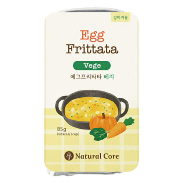 「買一送一」韓國 NATURAL CORE 自然核心 義式鮮肉烘蛋-蔬菜雞蛋 85g