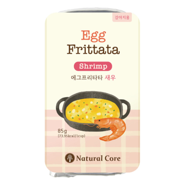 「買一送一」韓國 NATURAL CORE 自然核心 義式鮮肉烘蛋-蝦子雞蛋 85g