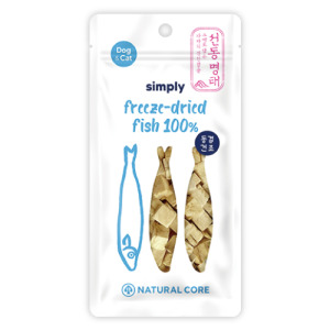 韓國 NATURAL CORE 自然核心 海味凍乾-阿拉斯加鱈 14g