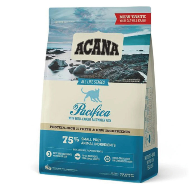ACANA 愛肯拿 海洋盛宴挑嘴貓無穀配方-多種魚+玫瑰果 1.8kg