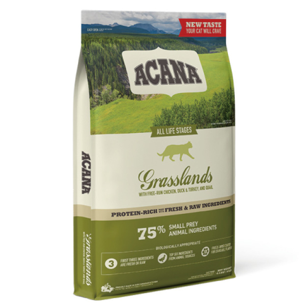 ACANA 愛肯拿 草原盛宴挑嘴貓無穀配方-放養鴨肉+薑黃 4.5kg