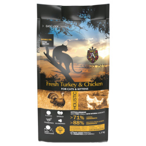 Ambrosia 安柏希雅 無穀鮮肉貓糧 新鮮火雞肉+雞肉 1.5kg