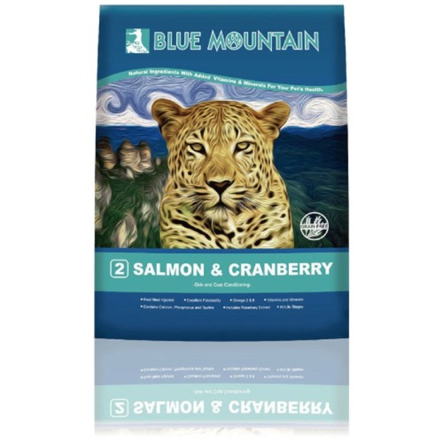 Blue Mountain 荒野藍山‧貓-皮毛保健專門配方-鮭魚+蔓越莓 14LB