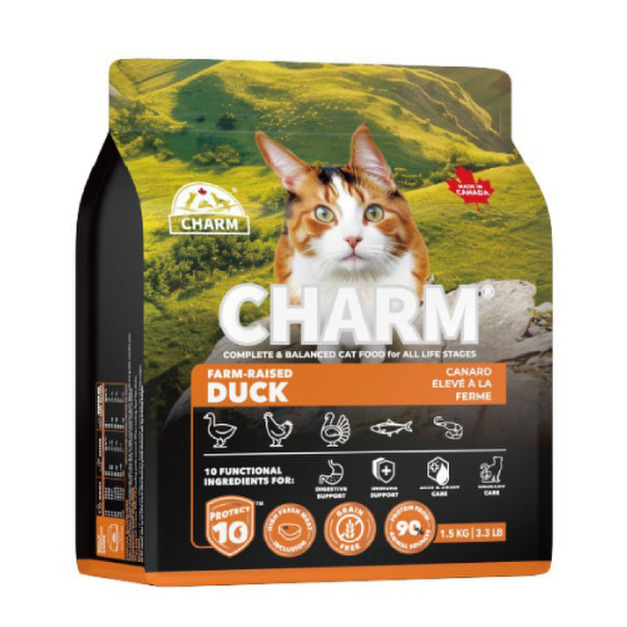 CHARM 野性魅力 超能精華貓飼料系列-鮮鴨 1.5kg