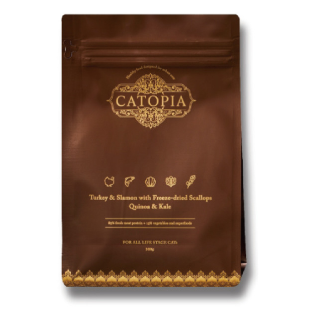 Catopia 樂境 凍乾全齡貓鮮糧-野鮭火雞凍乾干貝 300g