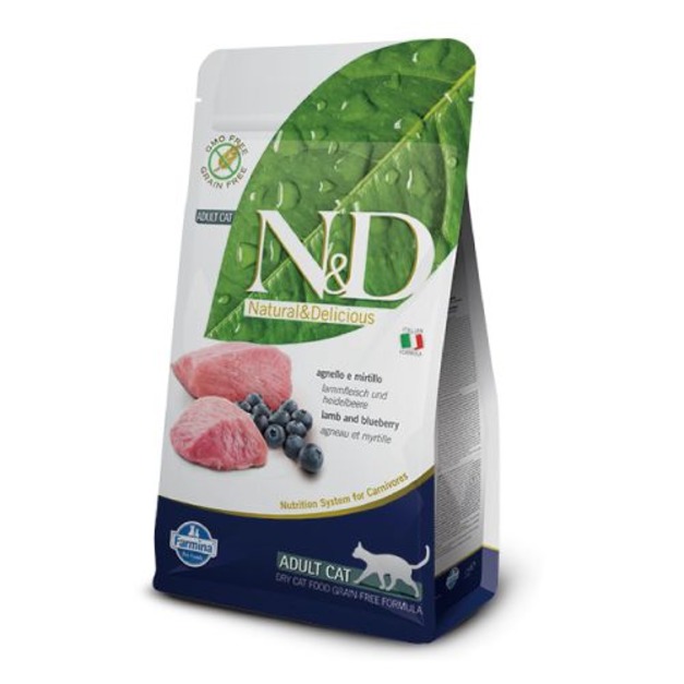 Farmina法米納ND挑嘴成貓天然無穀糧-羊肉藍莓 1.5kg