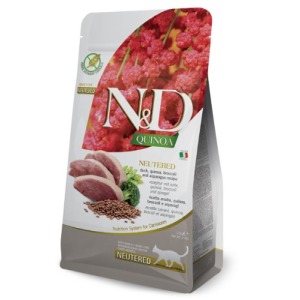 Farmina 法米納 天然藜麥無穀機能系列-室內貓 體態泌尿保健 鴨肉蘆筍 1.5kg