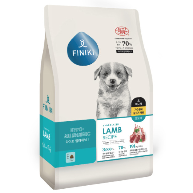  韓國 Finiki 菲尼奇 犬用有機水解低敏安心餐-羊肉 1.8kg