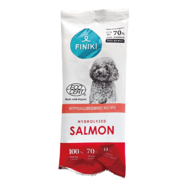  韓國 Finiki 菲尼奇 犬用有機水解低敏安心餐-鮭魚 35g