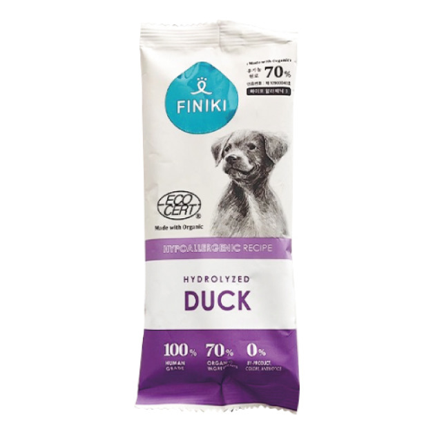  韓國 Finiki 菲尼奇 犬用有機水解低敏安心餐-鴨肉 35g