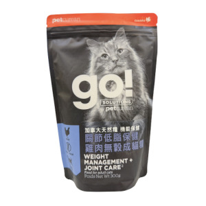 Go! 關節低脂保健-雞肉無穀成貓糧 300g