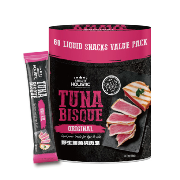 HOLISTIC 超越巔峰 犬貓純肉泥-野生鮪魚 15gx60入