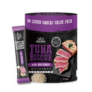 HOLISTIC 超越巔峰 犬貓純肉泥-鮪魚佐吻仔魚 15gx60入