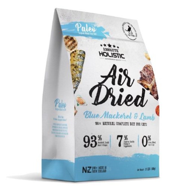 HOLISTIC 超越巔峰貓用鮮食肉片-藍鯖魚+放牧羊+綠貽貝+牛磺酸500g