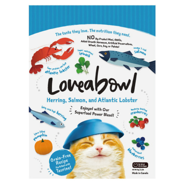 Loveabowl 囍碗 無穀天然糧-全齡貓鯡魚&鮭魚&大西洋龍蝦配方 4kg