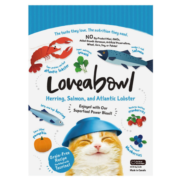 Loveabowl 囍碗 無穀天然糧-全齡貓鯡魚&鮭魚&大西洋龍蝦配方 4kg