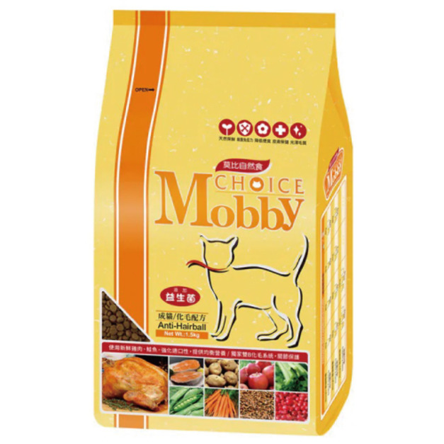 Mobby Choice莫比寵物自然食-成貓化毛專用配方7.5kg