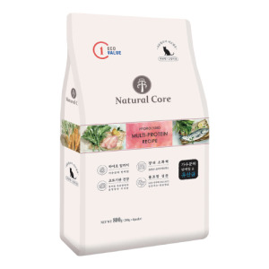 韓國 NATURAL CORE 自然核心 低敏水解蛋白貓糧-雞肉+鮭魚 800g
