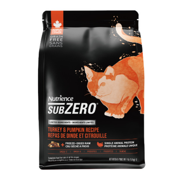 Nutrience 紐崔斯 低敏無榖貓＋凍乾-美膚火雞肉＋南瓜 1.8kg